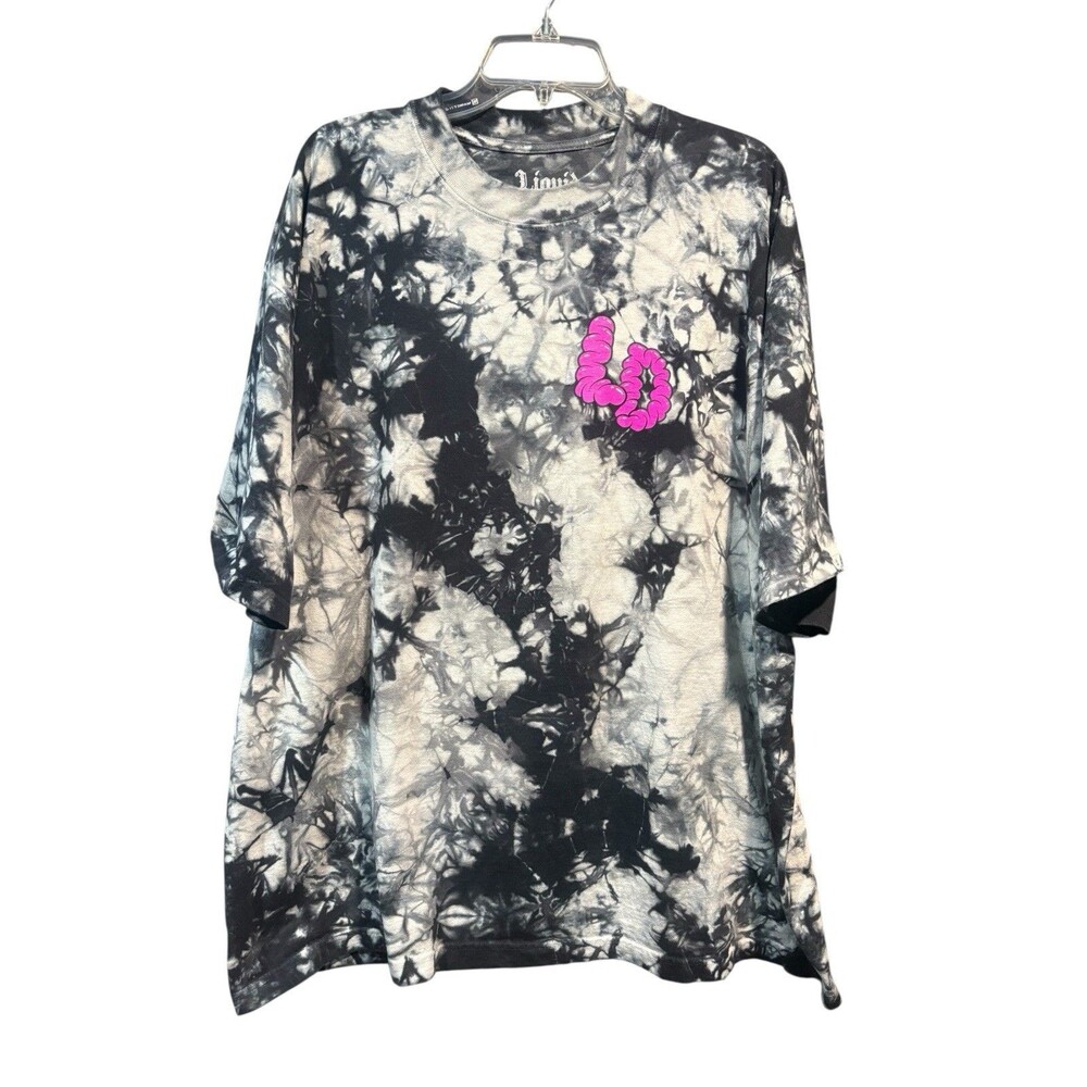 Men’s Liquid Death Tie-Dye Death Drip T-Shirt  Black 2XL